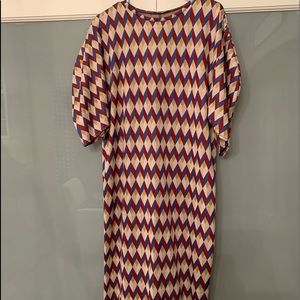 Multi color long dress (ZARA)